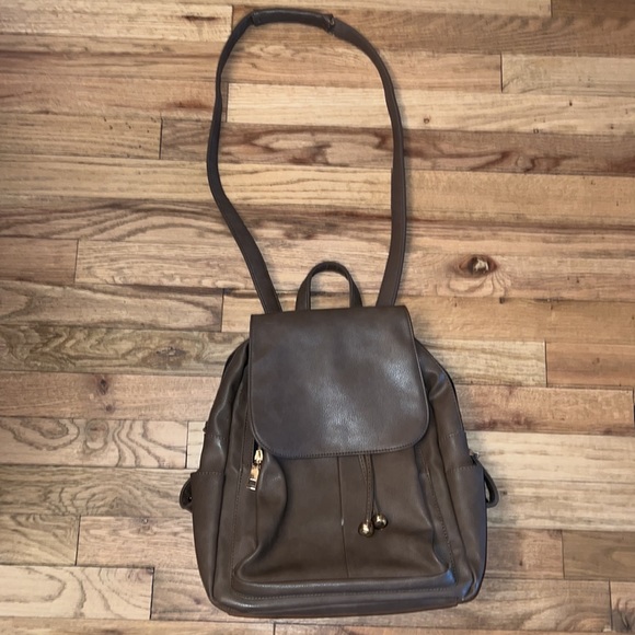 Faux Leather Backpack Purse - Picture 8 of 9